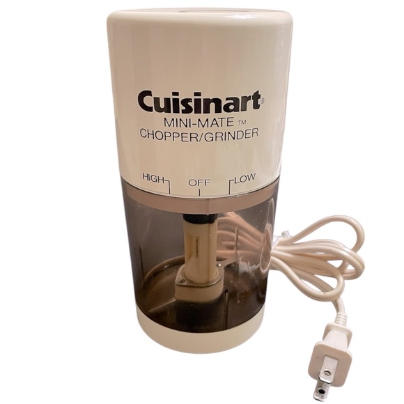 CUISINART White Hi/Low Mini Mate Chopper Grinder - Picture 1 of 9